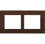 OBZOR DSD 00-00000-2156 Rámeček dvojnásobný skleněný DECENTE, čokoládově hnědý