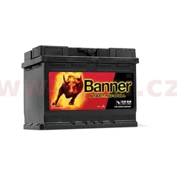 Auto-moto 62Ah baterie, 510A, pravá BANNER Starting Bull 241x175x190
