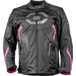 Dámská textilní bunda na motorku 4SQUARE SPORTSTER (černá,růžová, vel. L)