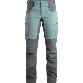 Dámské kalhoty Dámské kalhoty Lundhags Makke Stretch Hybrid Hiking - Jade | Dark Agave Velikost: 36