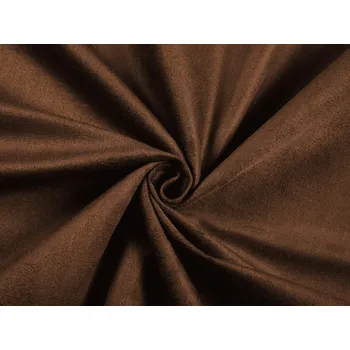 Potahová látka/imitace broušené kůže Alcantara ALC-013 Hnědá - šířka 145 cm