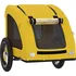 Přívěsný vozík pro psa vidaXL Vozík za kolo pro psa 124 x 53 x 53 cm žlutý