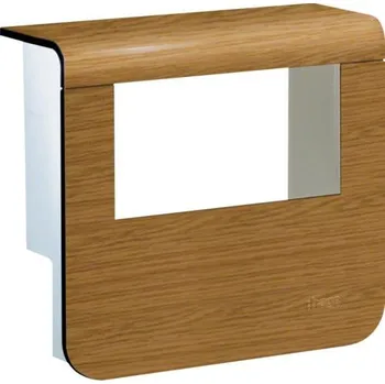 Elektroinstalační krabice Hager SL20055932D5 Kryt přístrojové krabice pro SL lištu výšky 55 mm, dub