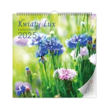 Kalendář Kalendarz 2025 ścienny Kwiaty LUX