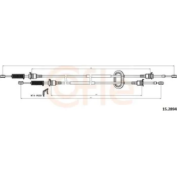 Tazne lanko, rucni prevodovka COFLE 15.2894