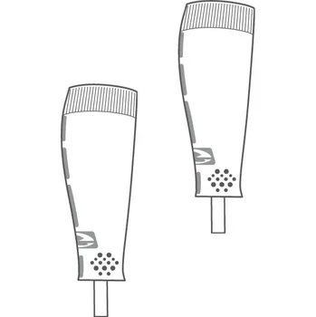 Saller LISSABON Stulpny bez ponožky BARVA: 400 bílá, Velikost: JUNIOR 39- Kvalitní bezponožkové stulpny