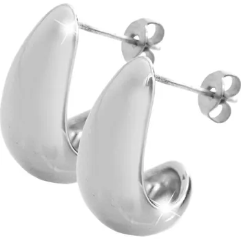 Náušnice Náušnice z chirurgické oceli kroužky ve tvaru kapky