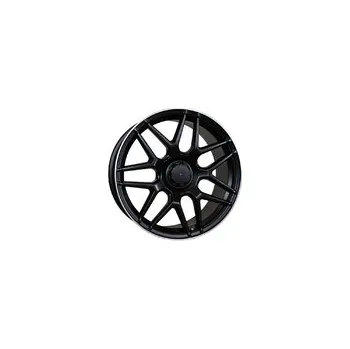 Alu kolo Racing Line FE195 MER 8x19 5x112 ET38.00 černá matná + leštěný límec