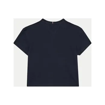 Pánské tričko Tommy Hilfiger T-Shirt KG0KG08357 D Tmavomodrá Regular Fit 16Y