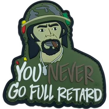 Nášivka WARAGOD nášivka You Never Go Full Retard PVC Patch