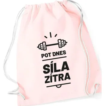 Sportovní vak TRK Vak na záda POT DNES Barva: Růžová