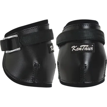Koňské kamaše Kentaur Kožené chrániče zadní stahovací 12 cm tabák