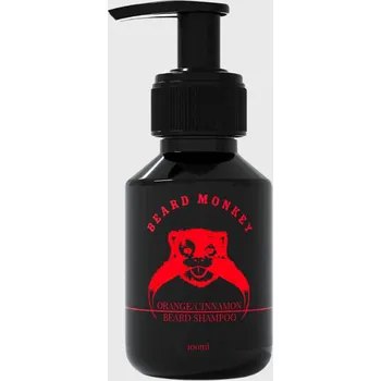 Beard Monkey Sweden Beard Monkey Orange & Cinnamon Beard Shampoo hloubkově čisticí šampon na vousy 100 ml