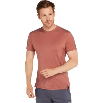 Pánské merino tričko s krátkým rukávem ICEBREAKER Mens 150 Ace SS Tee, Cedar Wood velikost: M