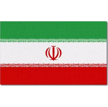 Vlajka Pelisport Iránská vlajka tištěná 6 x 3,5 cm