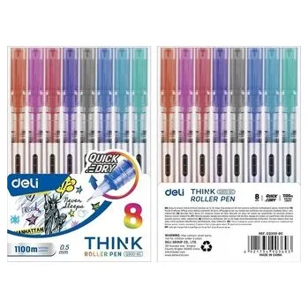 Dětské zboží Pióro kulkowe Think 0,5mm 8 kolorów DELI