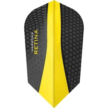 Příslušenství pro šipky Harrows letky Retina Slim, Barva letky Black-Yellow