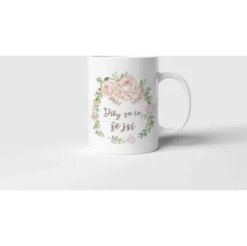 Univerzální hrnek Díky za to, že jsi - Žlutá