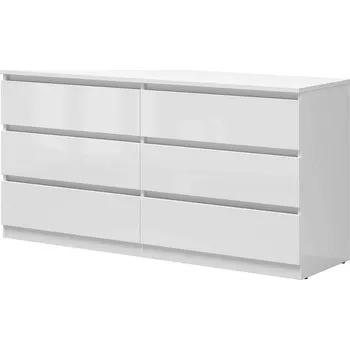 Šatní skříň Black Red White Tetrix 4 (lesk bílý)