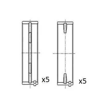 Rozvod motoru Loziska klikove hridele FAI AutoParts BM1026-020