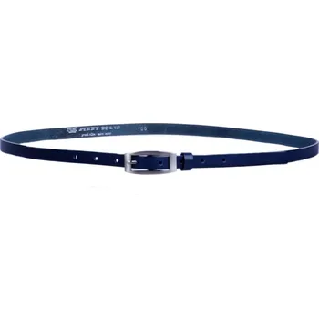 Opasek Penny Belts Dámský kožený úzký pásek tmavě modrý 15-2-56 95 cm