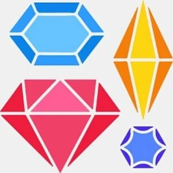 Plastová šablona, KOUZELNÝ - DÍVČÍ VZOR 3, 15x15 cm, 1 kus