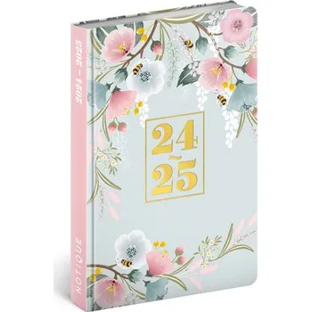 Diář 18měsíční diář Petito – Jaro 2024/2025, 11 × 17 cm