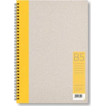 Blok Zápisník B5 linka, žlutý, 50 listů