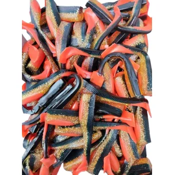 RYBKA SILICON TRICOLOR 10 cm Barva: GOLD PERLEŤ