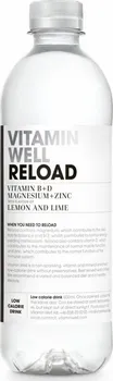 Limonáda Vitamin Well Reload vitaminový nápoj citron/limetka 500 ml