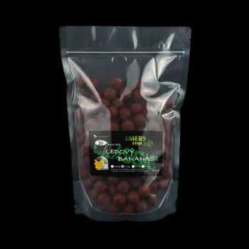 Boilies EMERS FISH CLASSIC BOILIE Ledový Bananas 0,25kg 24mm