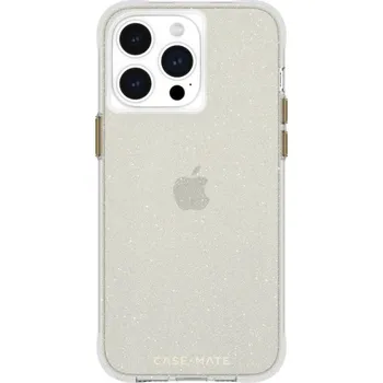 Pouzdro na mobilní telefon Case-Mate Sheer Crystal case Case Mate Sheer Crystal case, champagne gold, ochranný kryt pro iPhone 15 Pro Max Více barev