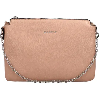 Stylová dámská koženková crossbody kabelka Ebba, starorůžová