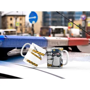 Hrnek Nejlepší policista - Žlutá