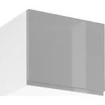 Závěsná kuchyňská skříňka ASPEN II G50K - bílá/šedá