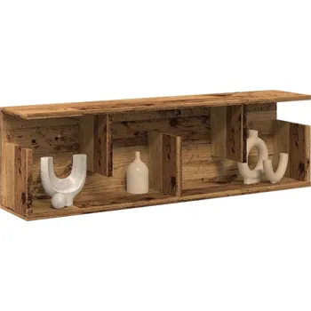 Příborník do zásuvky vidaXL Nástěnná skříňka 100 x 20 x 30 cm old wood kompozitní dřevo