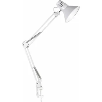 Lampička Stolní lampa WORKER 1xE27/10W/230V bílá + záruka 3 roky
