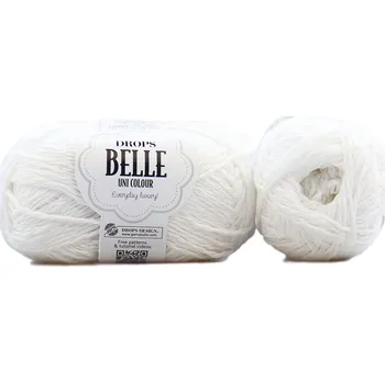 Volný čas Drops Belle 01 bílá