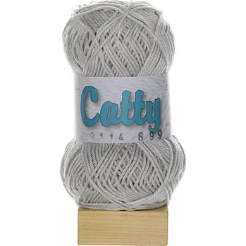 Příze VTC Catty stříbřitá šedá 8114