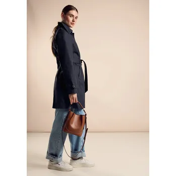 Dámský kabát Trenčkot Street One 202007 modrý Velikost: 40