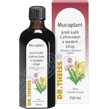 Lék na kašel, rýmu a nachlazení Mucoplant proti kašli s jitrocel.a medem sir.250ml