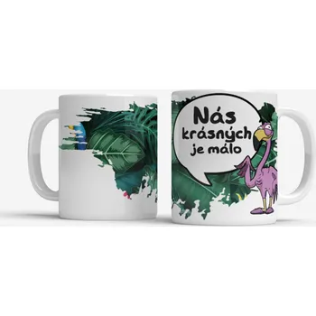 Hrnek Nás krásných je málo - Černá