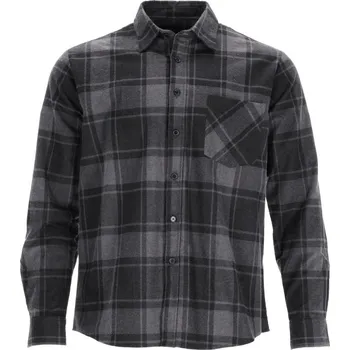 Pánská košile Kostkovaná flanelová košile šedá "XXXL" - S-51160