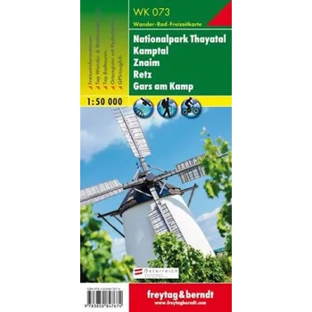 Populárně naučná literatura pro dospělé WK 073 NP Thaytal, Znaim, Kamptal 1:50 000 / turistická mapa