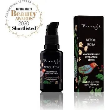 Pleťové sérum Koncentrované hydratační sérum Neroli Rosa 50 ml 10 ml