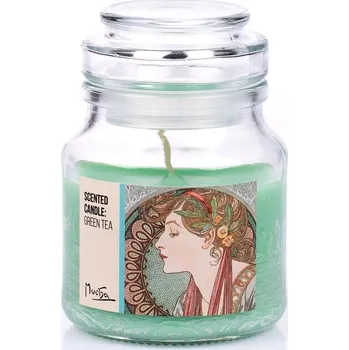 Svíčka Vonná svíčka (vůně zelený čaj) Alfons Mucha – Laurel