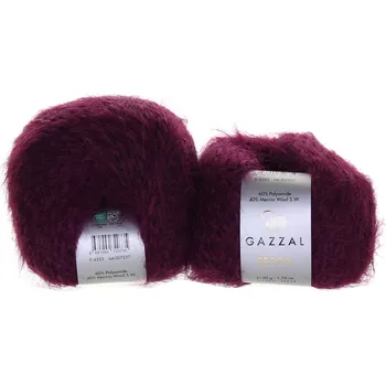 Příze Gazzal Příze Teddy 6553 vínově fialová