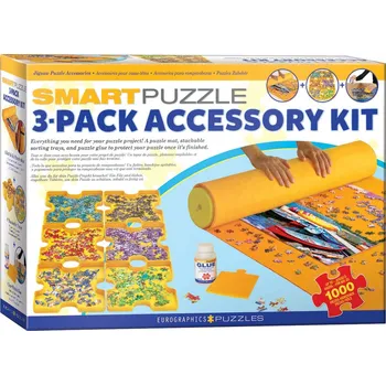 Příslušenství k puzzle Eurographics Smart puzzle sada příslušenství pro skládání puzzle 3v1