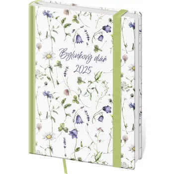 Diář Helma365 Bylinkový B6 týdenní 2025