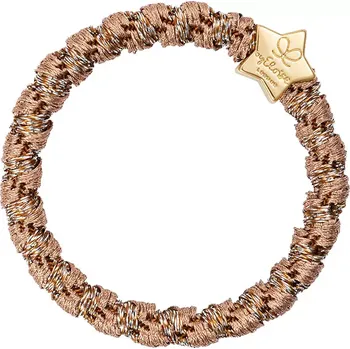 Woven Gold Star Suede